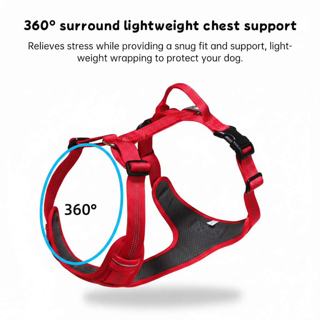 Breathable No Pull Dog Harness Set
