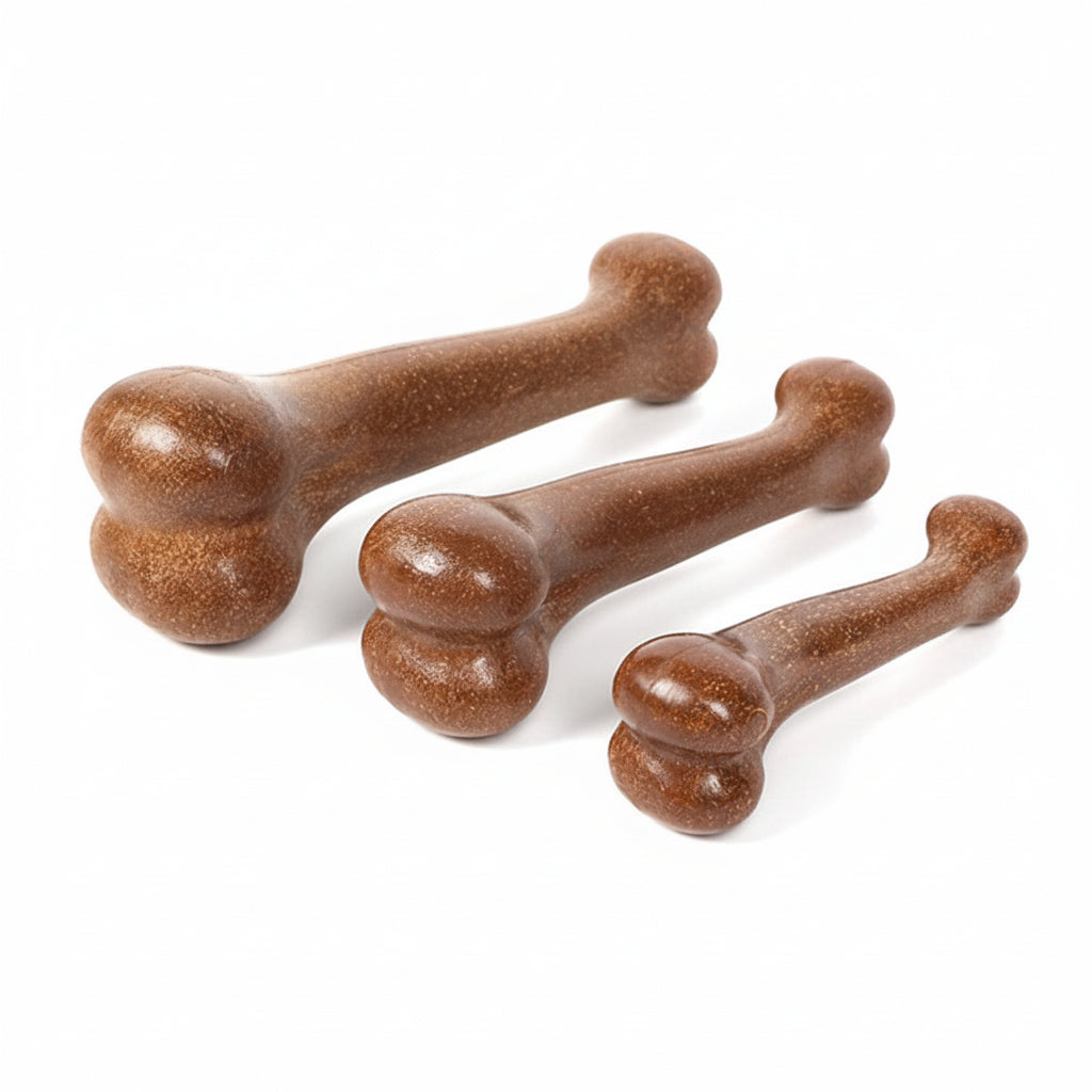 Eco Friendly Bamboo Fiber Dog Bone Toy