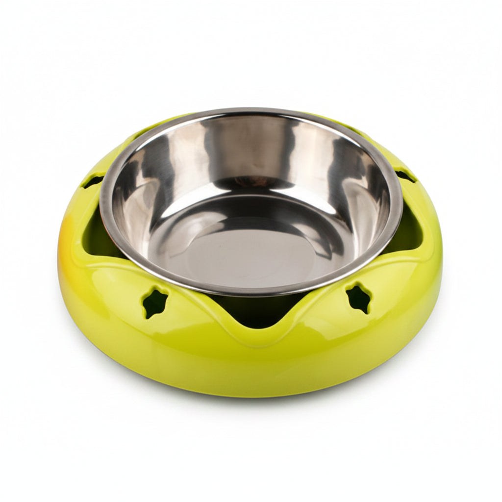2 in 1 Stainless Steel Pet Bowl