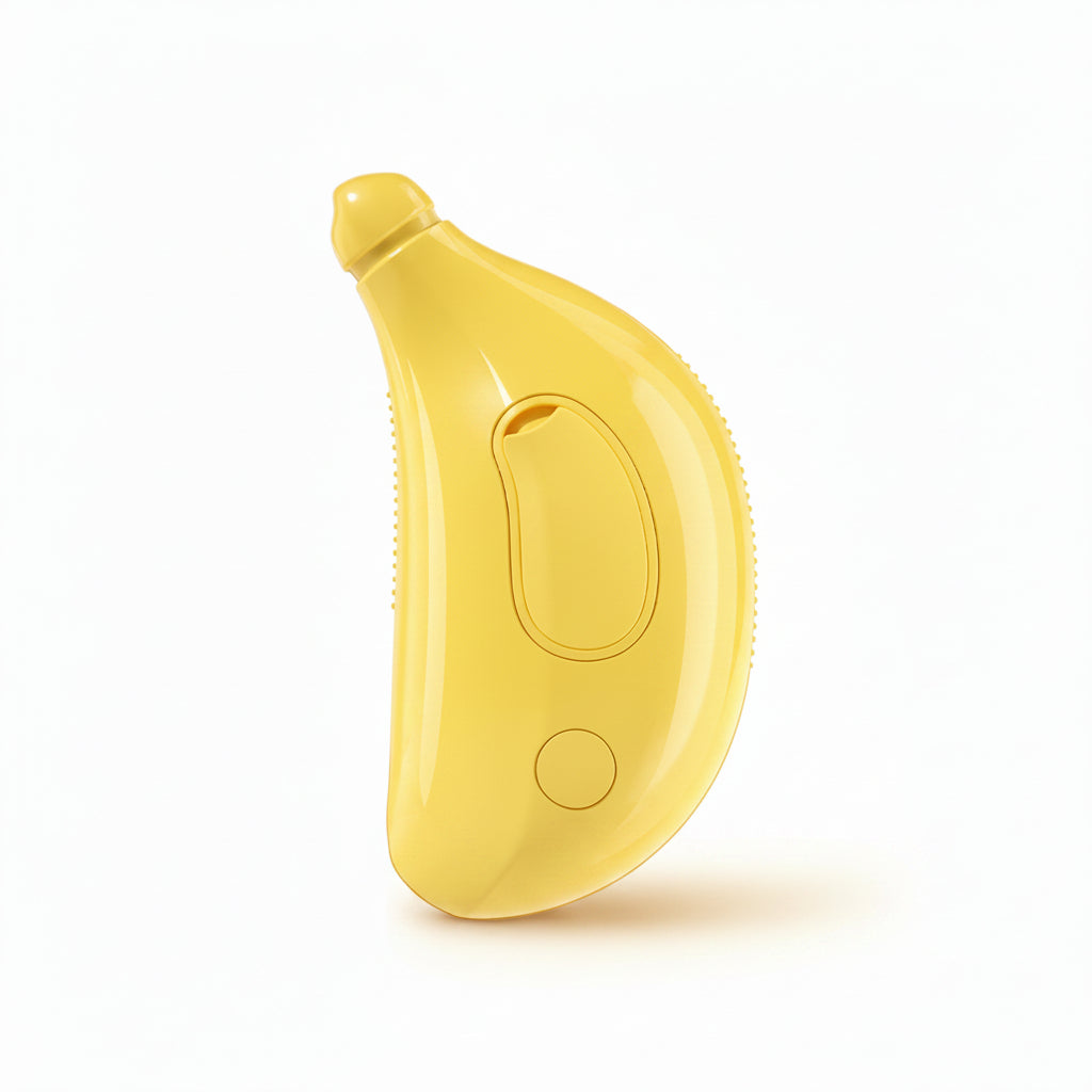 Banana Shaped Steamy Pet Grooming Brush