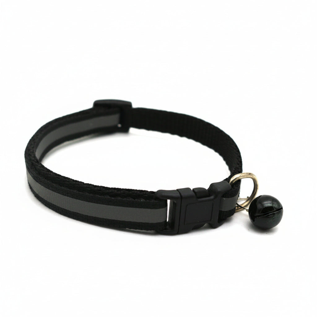 Reflective Adjustable Pet Collar with Bell