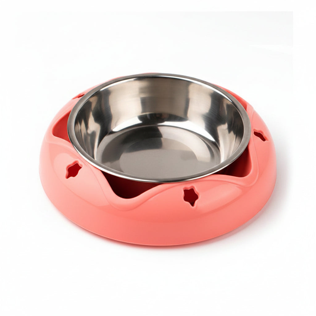 2 in 1 Stainless Steel Pet Bowl